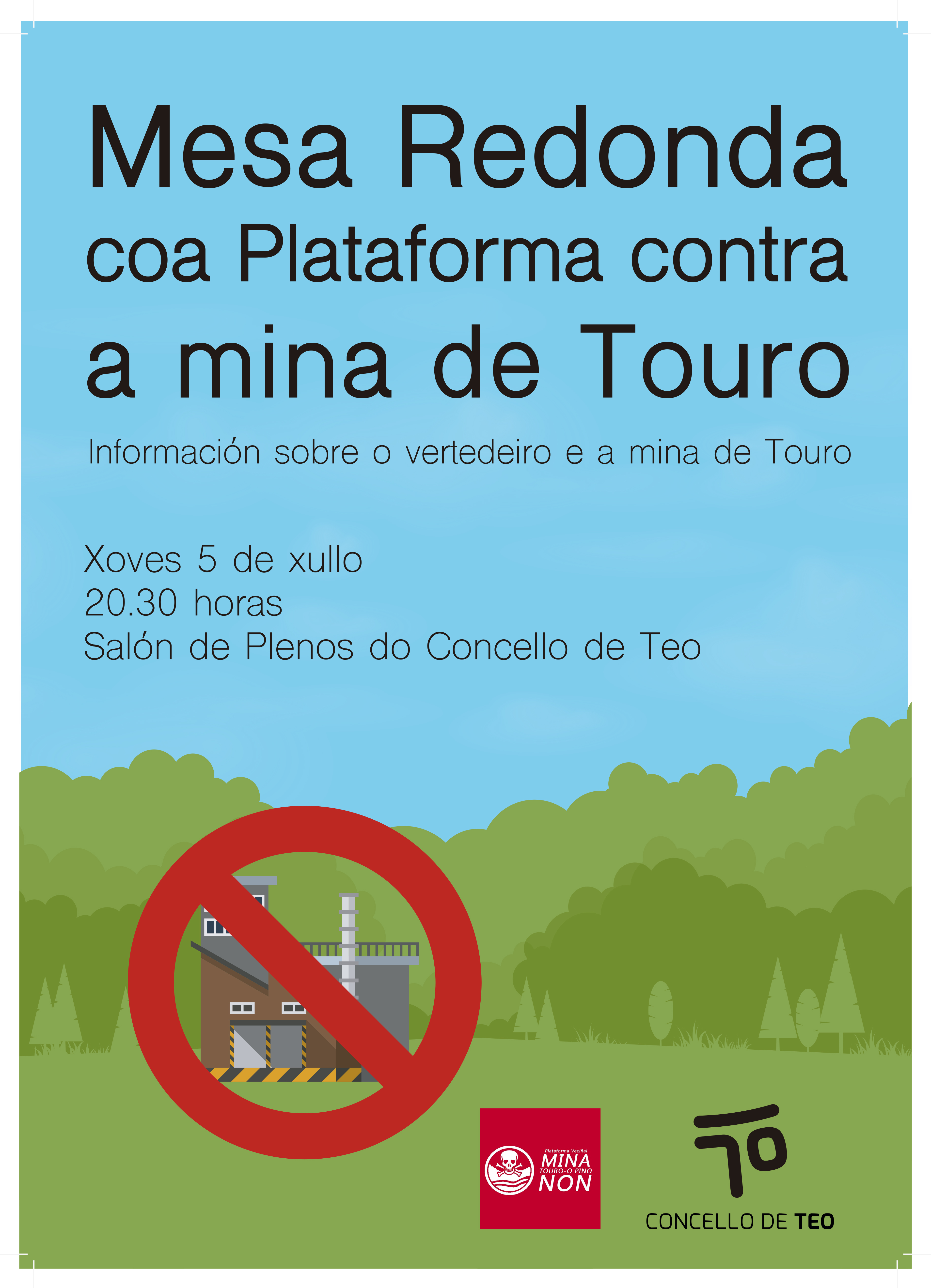 mesa redonda mina de Touro