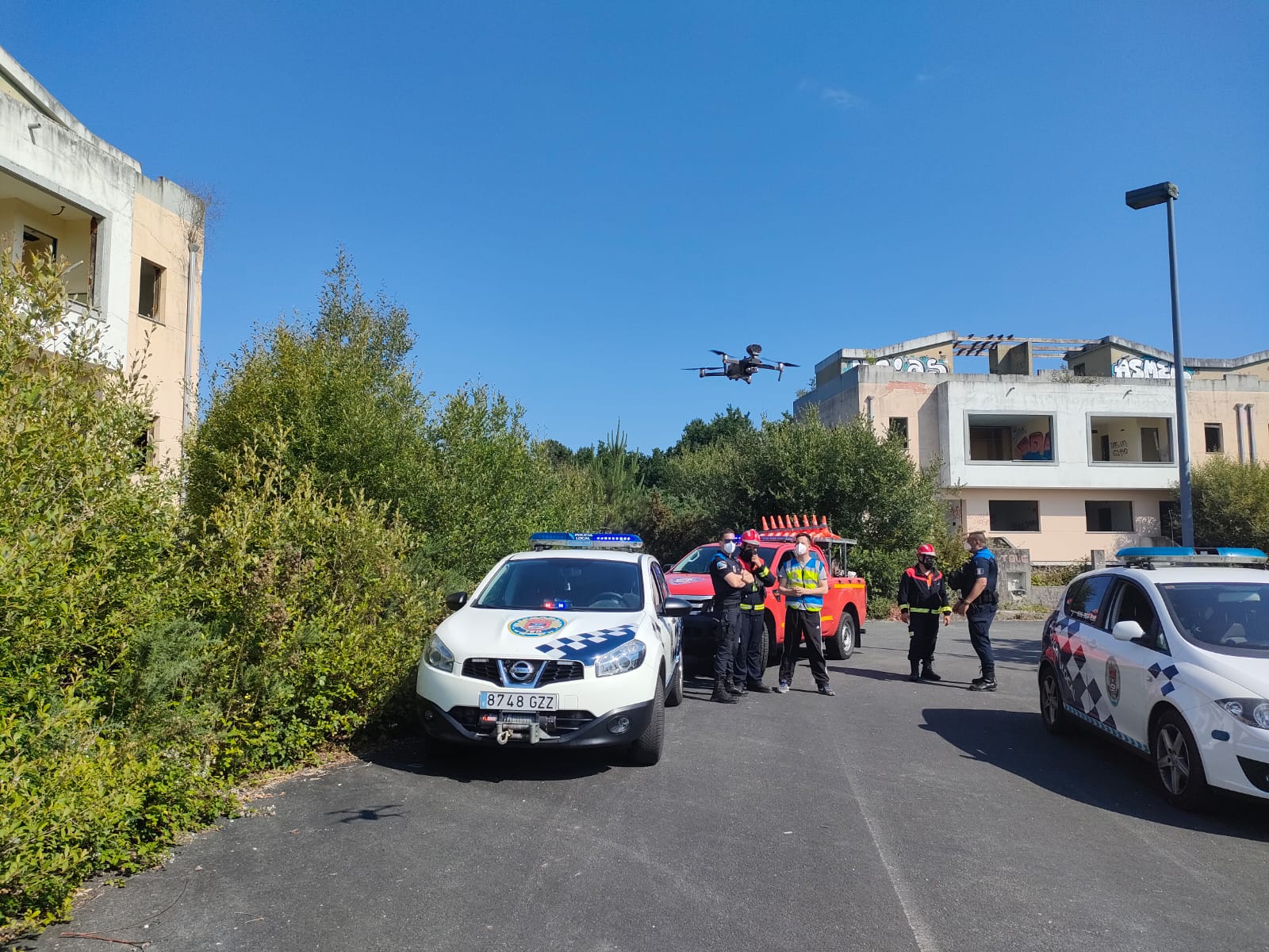 dron policía local