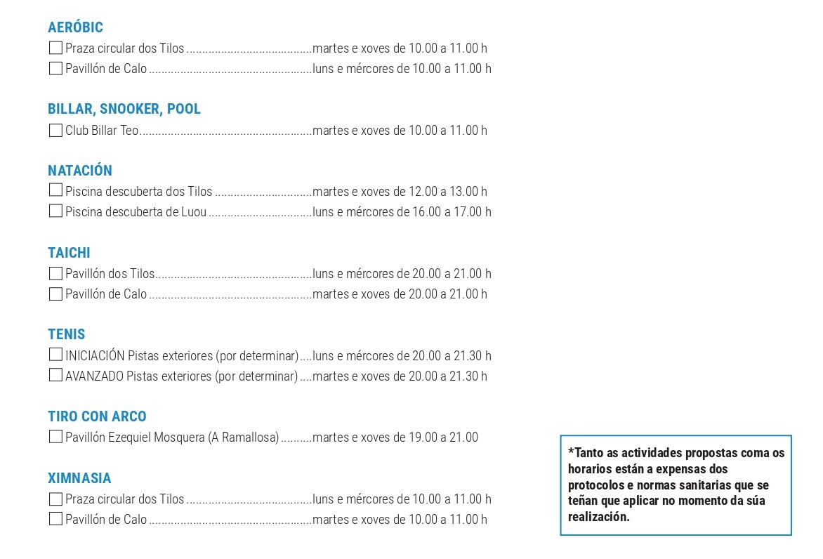 ficha adultos escolas deportivas