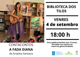 A Fada Diana na Biblioteca dos Tilos