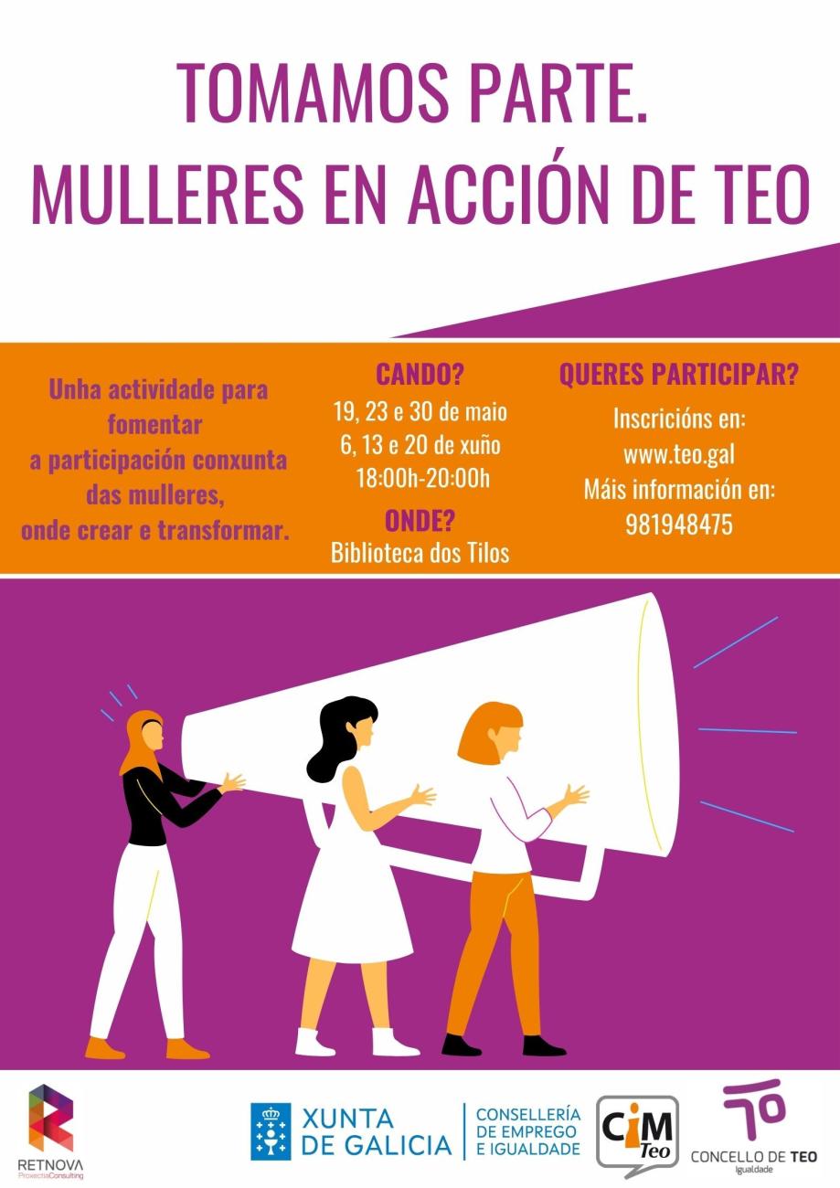 Tomamos parte. Mulleres en acción de Teo