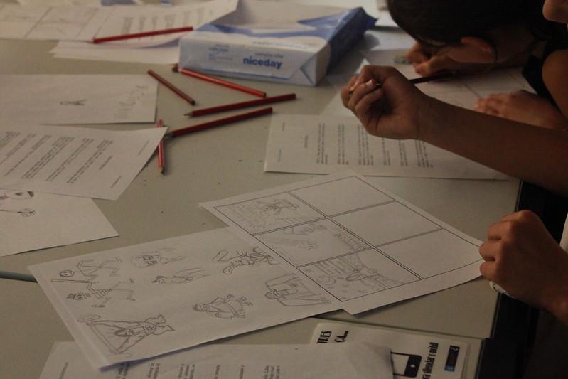 Imaxe do Obradoiro tomada das Bibliotecas Municipais de Coruña