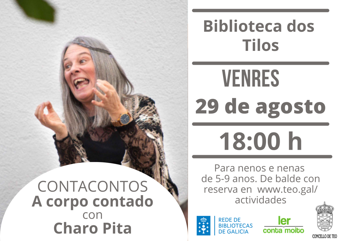 Charo Pita na Biblioteca dos Tilos