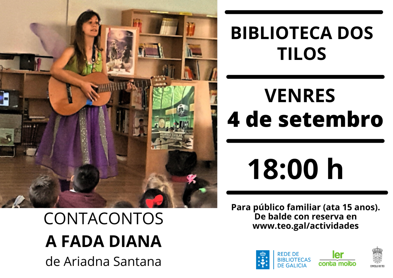 A Fada Diana na Biblioteca dos Tilos