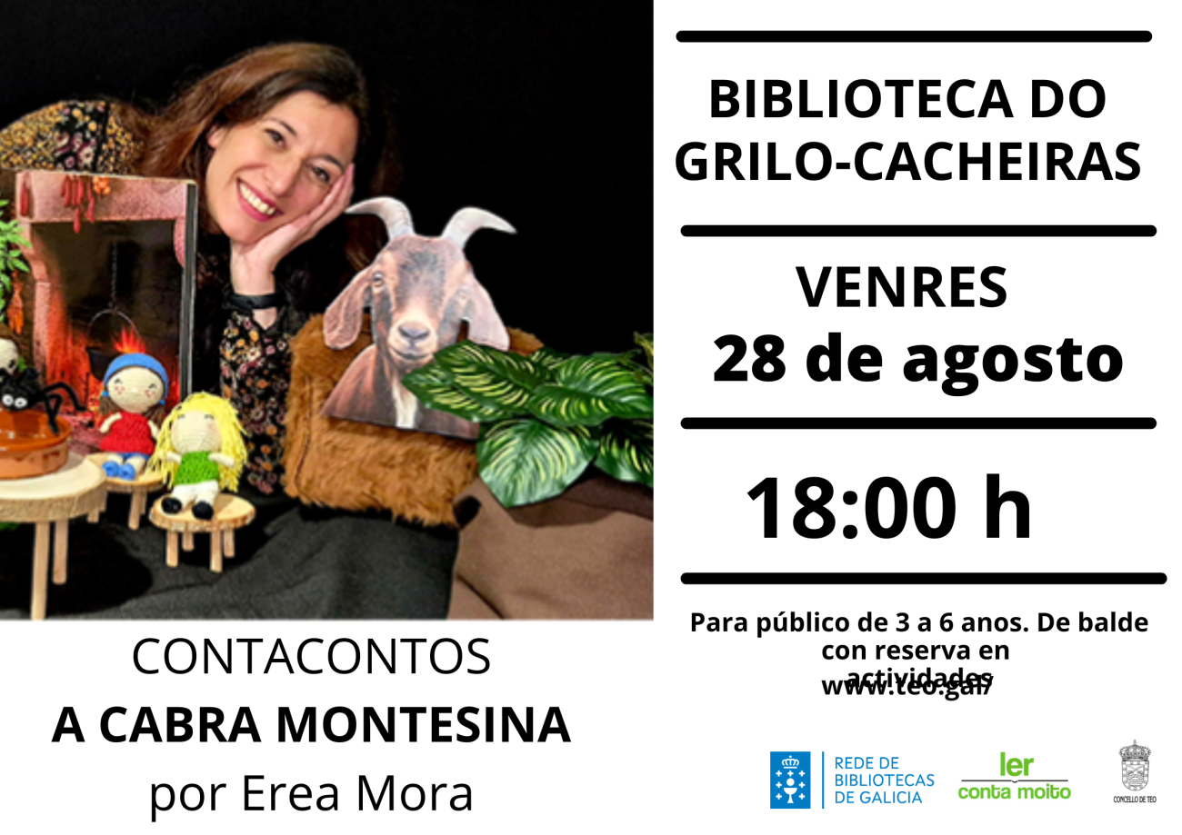 a cabra Montesina na Biblioteca do Grilo