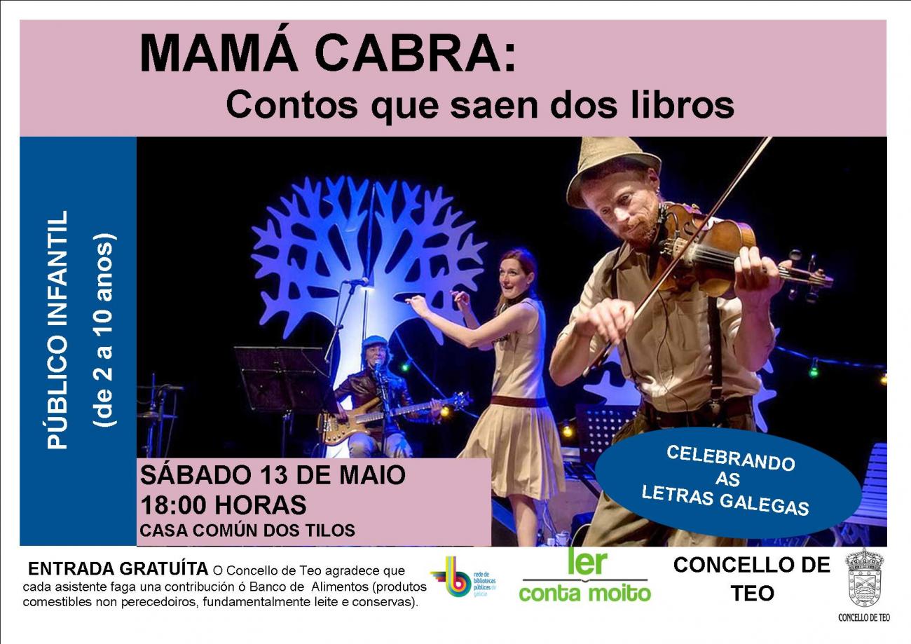 Gloria Mosquera acturá na Biblioteca dos Tilos