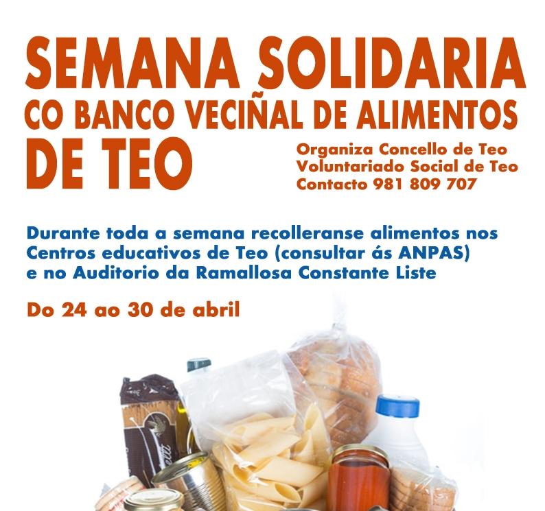 Semana solidaria Banco veciñal de alimentos