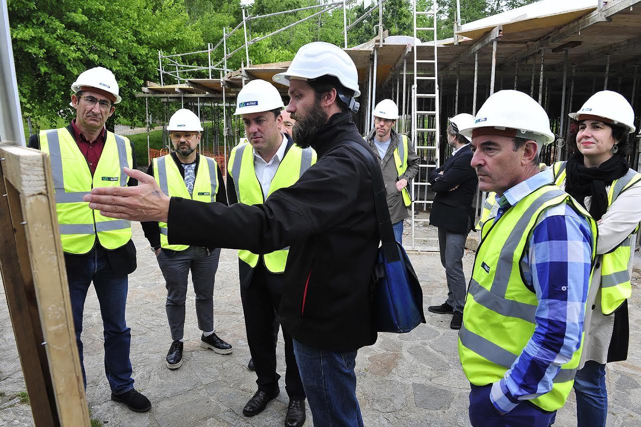 Visita presidente Deputación