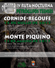 IV Ruta nocturna polos petróglifos de Teo. Monte Piquiño