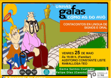 Unhas gafas como as do avó no Auditorio Constante Liste