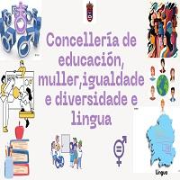 Educación, Muller, Igualdade e Diversidade e Lingua