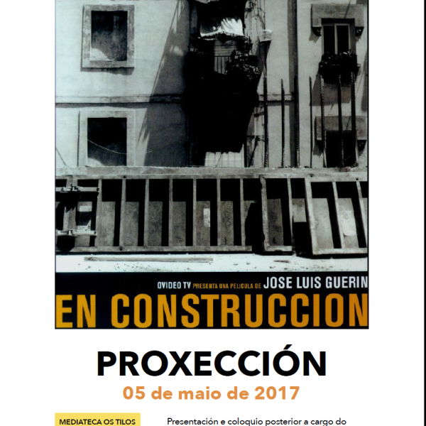 Proxección de En construcción na Biblioteca de Os Tilos