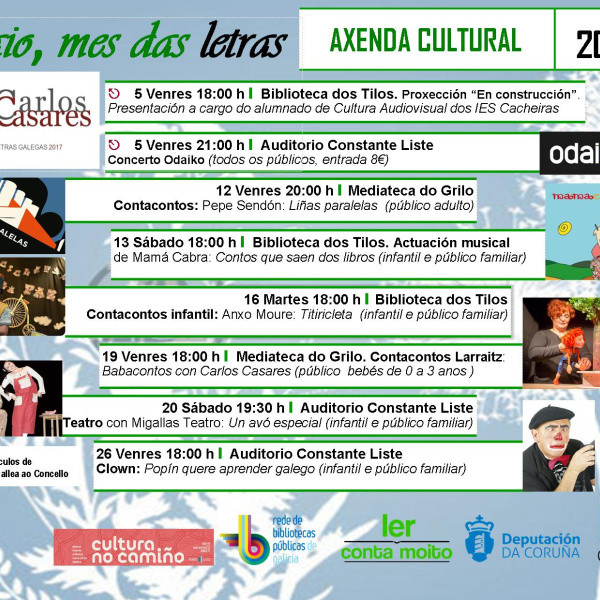 Maio mes das Letras 2017