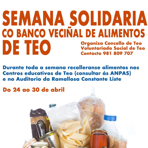 Semana solidaria Banco veciñal de alimentos